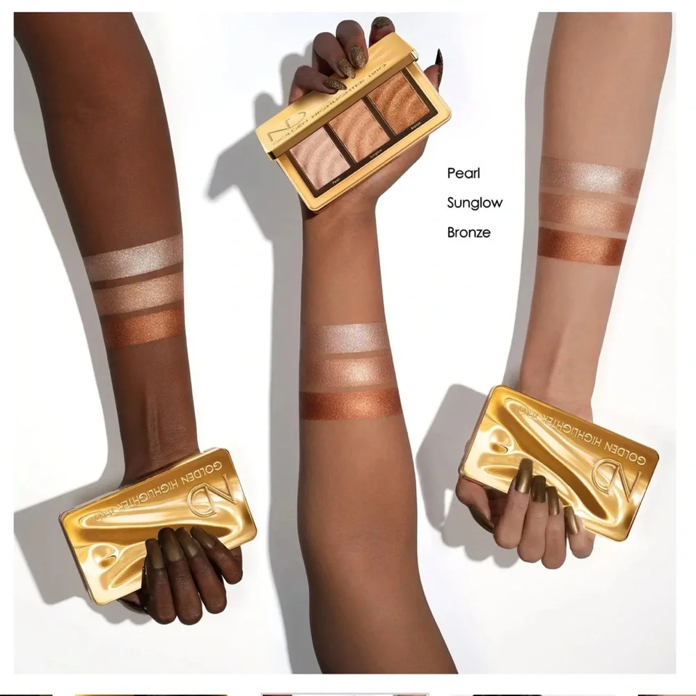 Golden Highlighter Trio Palette - Picture 4 of 6